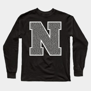 N White Long Sleeve T-Shirt